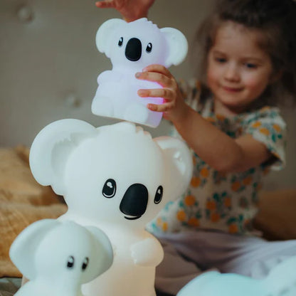 LUCE NOTTURNA GRANDE BAMBINO - Koala, dimmerabile, in silicone