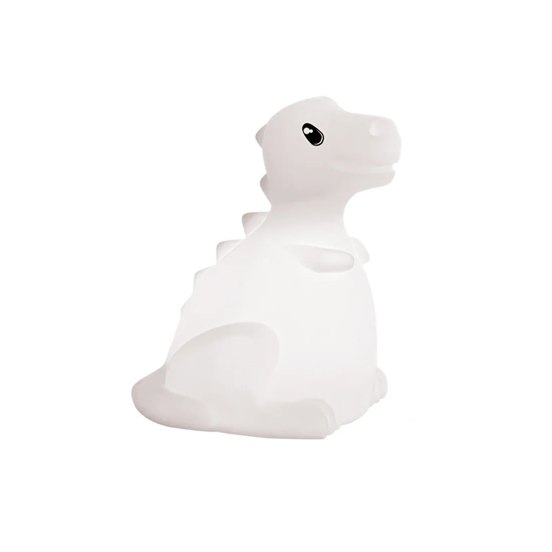 LUCE NOTTURNA BAMBINI - Dinosauro - dimmerabile, a colori, in silicone