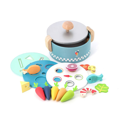 MINI PENTOLA BAMBINI - multi attività, in legno, ecosostenibile