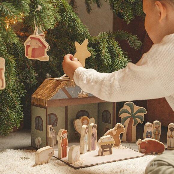 PRESEPE PER BAMBINI - In legno, ecosostenibile