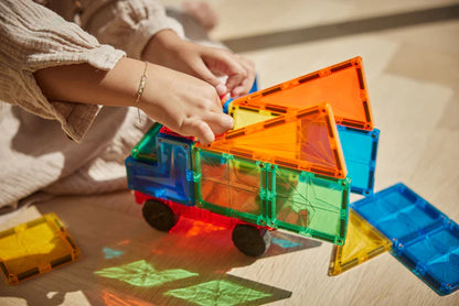 COSTRUZIONI MAGNETICHE BAMBINI -  Con ruote, 25 pezzi
