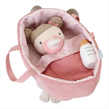 BAMBOLA ROSA BABY BAMBINI - Morbida, 31 CM