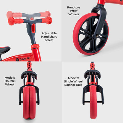 BALANCE BIKE BAMBINI - senza pedali, insegna l'equilibrio
