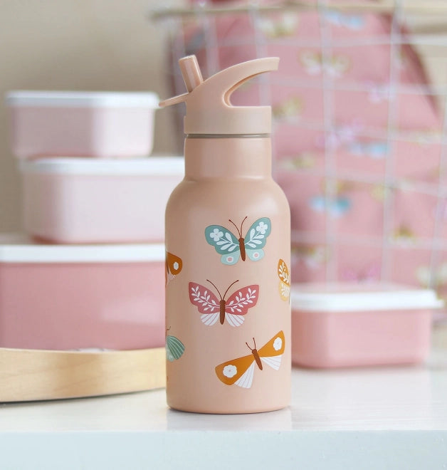 BORRACCIA TERMICA 350ml - Little Lovely Company - Farfalle