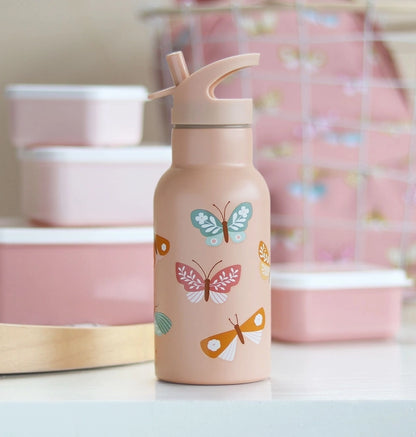 BORRACCIA TERMICA 350ml - Little Lovely Company - Farfalle