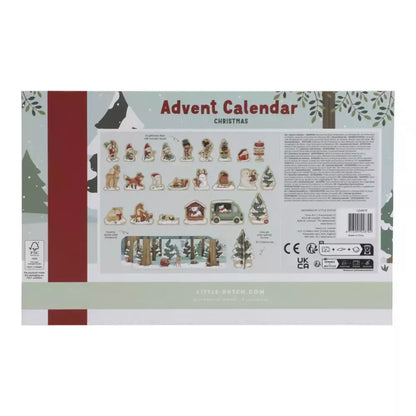 CALENDARIO DELL'AVVENTO BAMBINI - 25 pezzi, in legno, ecosostenibile