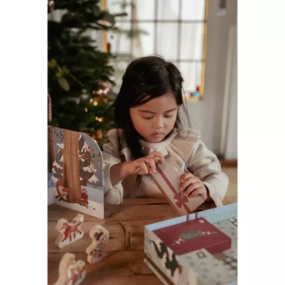 CALENDARIO DELL'AVVENTO BAMBINI - 25 pezzi, in legno, ecosostenibile