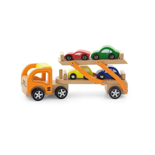 RIMORCHIO AUTOVETTURE BAMBINI - Legno