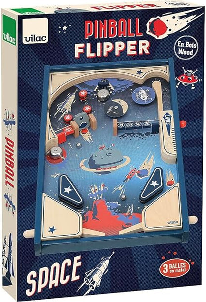 FLIPPER PINBALL BIMBI - nello spazio, in legno, ecosostenibile