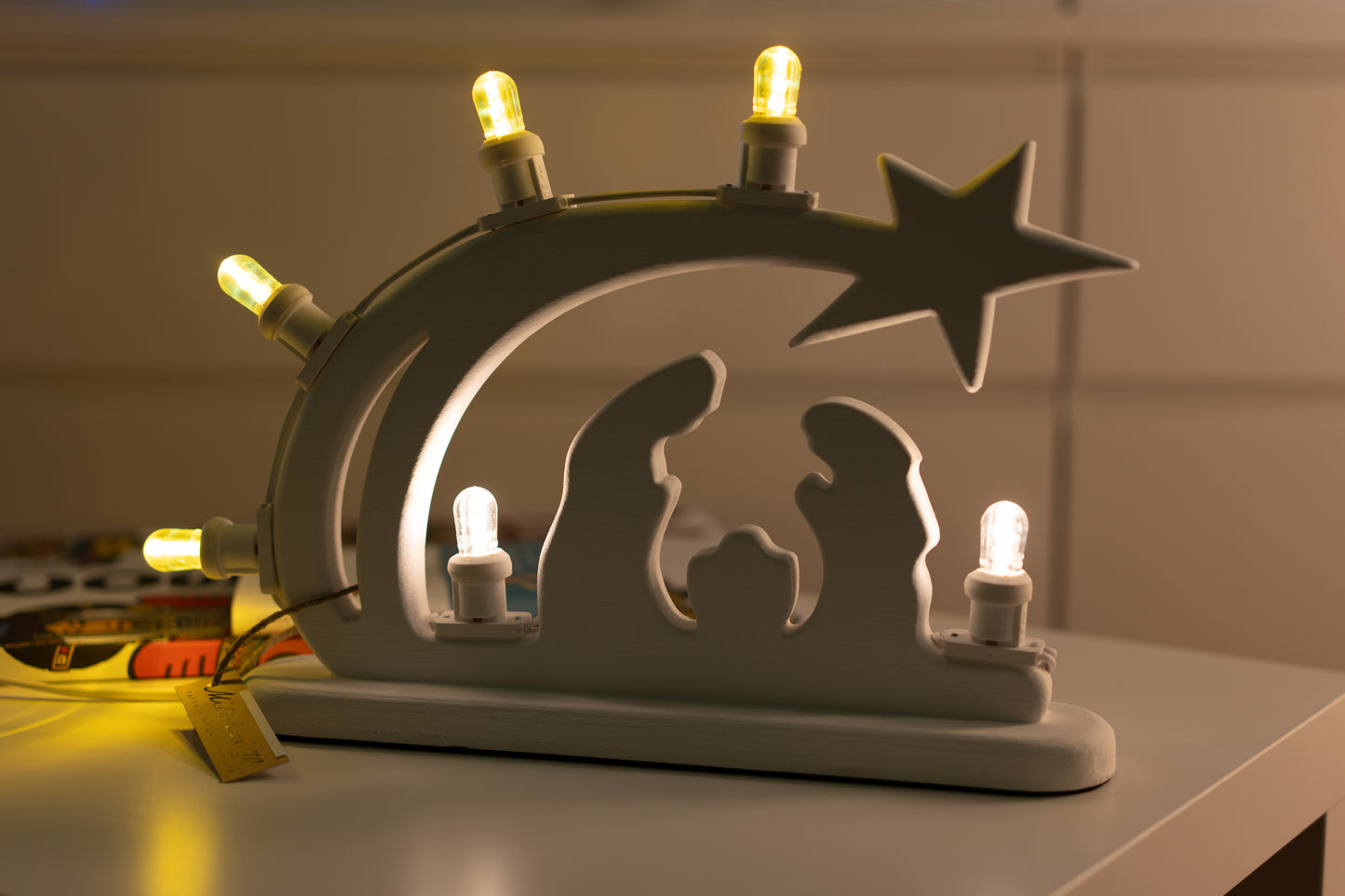 Nativity with 6-light base