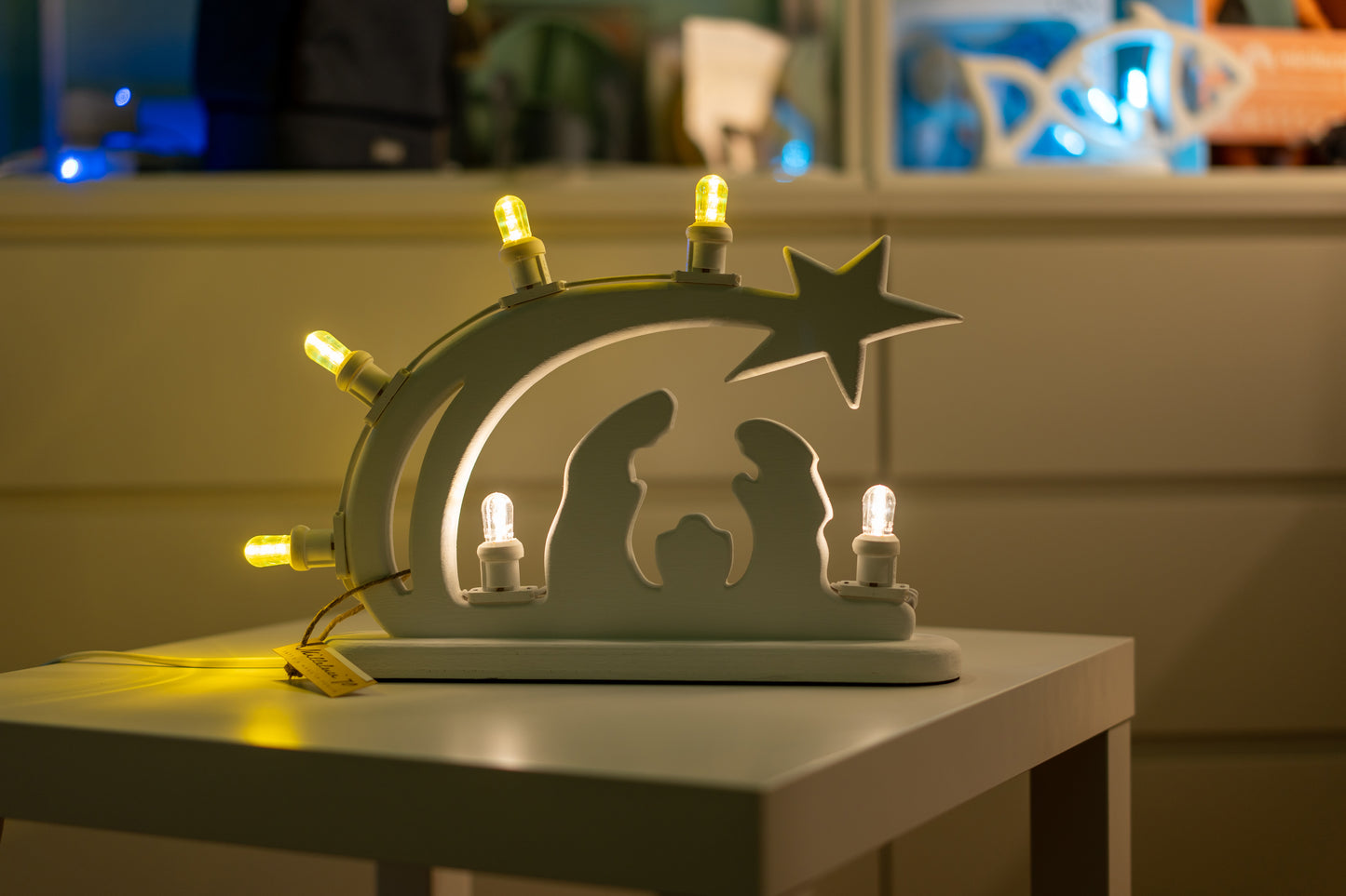 Nativity with 6-light base