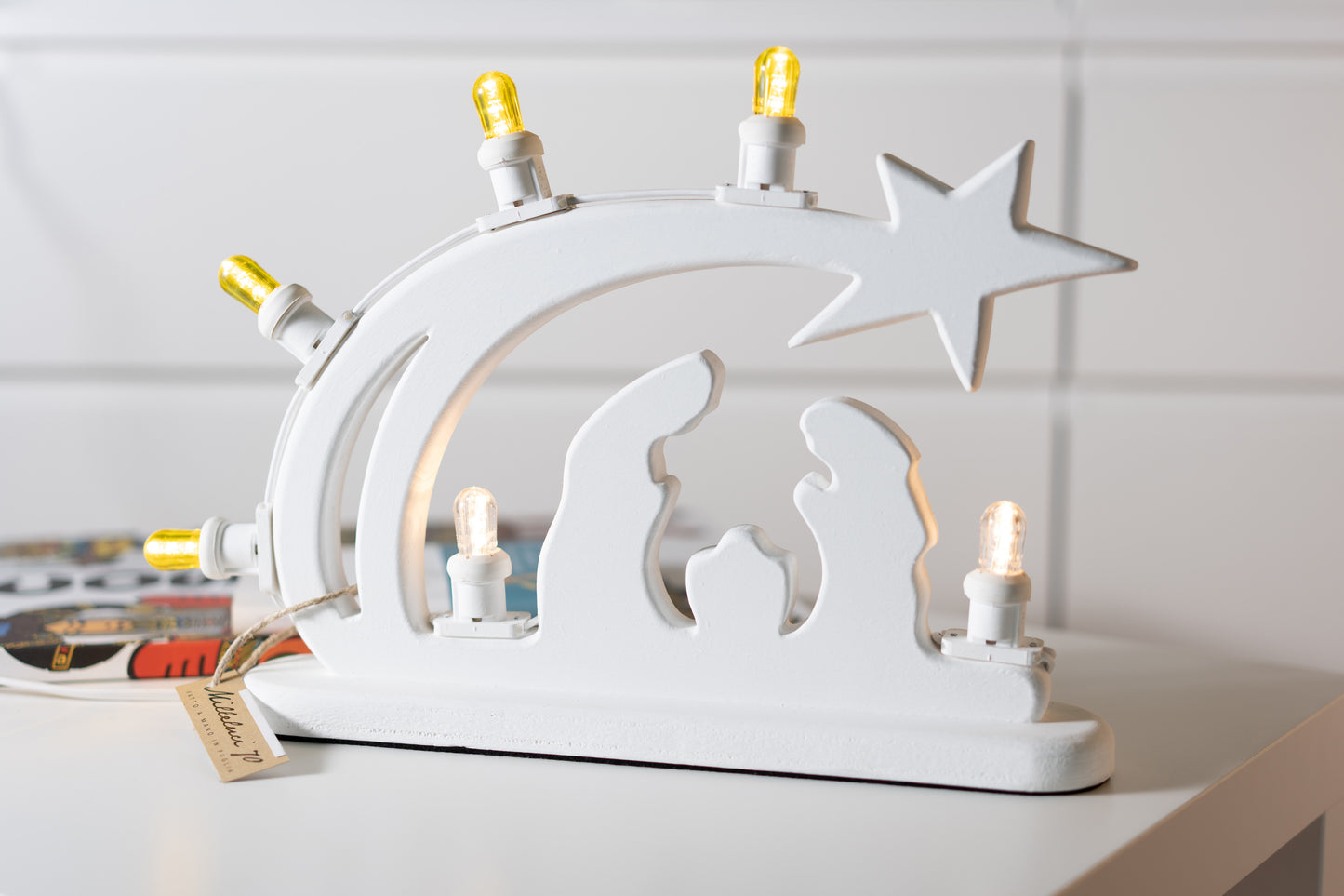 Nativity with 6-light base