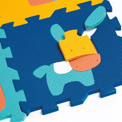 TAPPETINO PUZZLE BAMBINI - Animali, 9 Pezzi