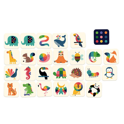 ANIMALS MEMORY GAME BAMBINI - in legno, ecosostenibile
