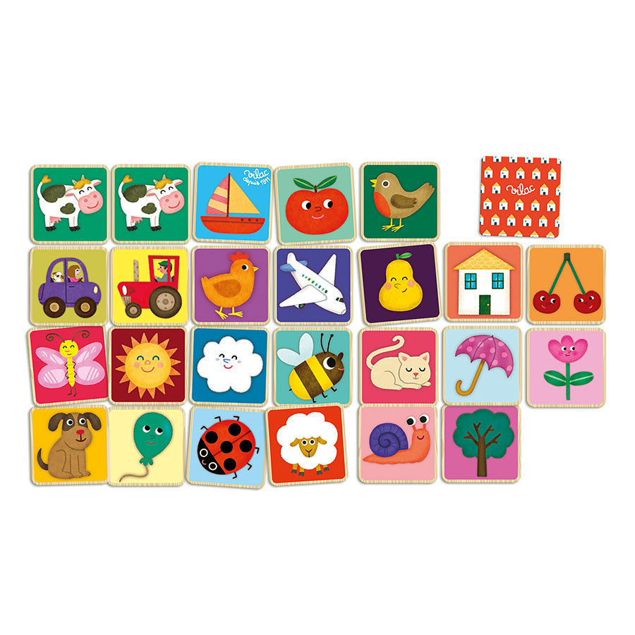 MEMORY GAME BAMBINI -  in legno, ecosostenibile