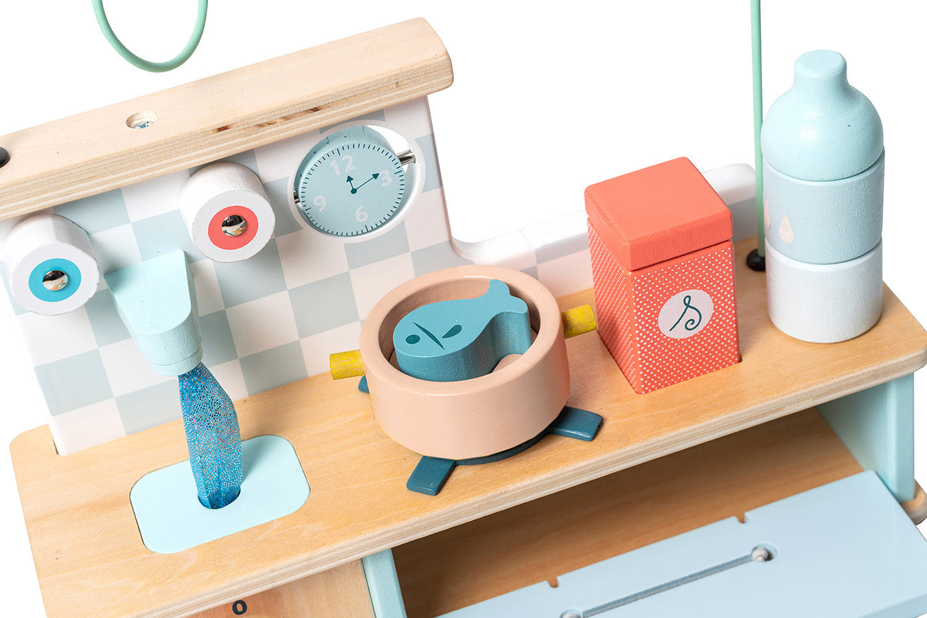 MINI CUCINA BAMBINI - multi attività, in legno, ecosostenibile