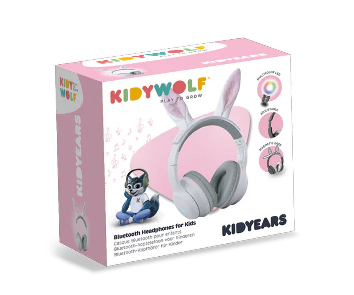 KIDYYEARS BIMBI – Cuffie Orecchie Coniglio, ecosostenibile
