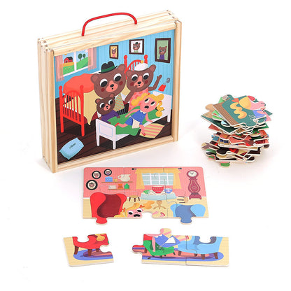 PUZZLE BAMBINI - in legno, ecosostenibile