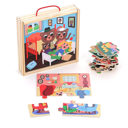 PUZZLE BAMBINI - in legno, ecosostenibile