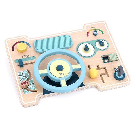 TAVOLA ATTIVITA' PER BAMBINI - Volante - in legno, ecosostenibile