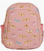 ZAINETTO BAMBINI grande con tasca termica, Farfalle